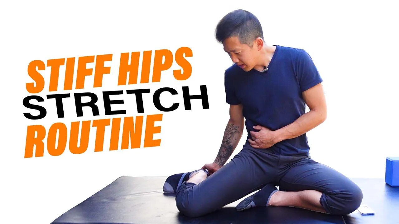 Stiff hip stretches - 5 minute hip mobility *follow along*