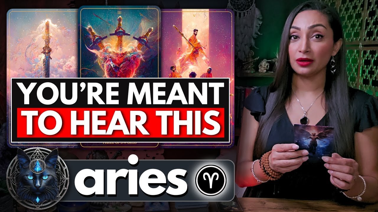 ARIES ♈︎ "This Is Serious! You Need To Watch This!" 🐞 Aries Sign ☾₊‧⁺˖⋆