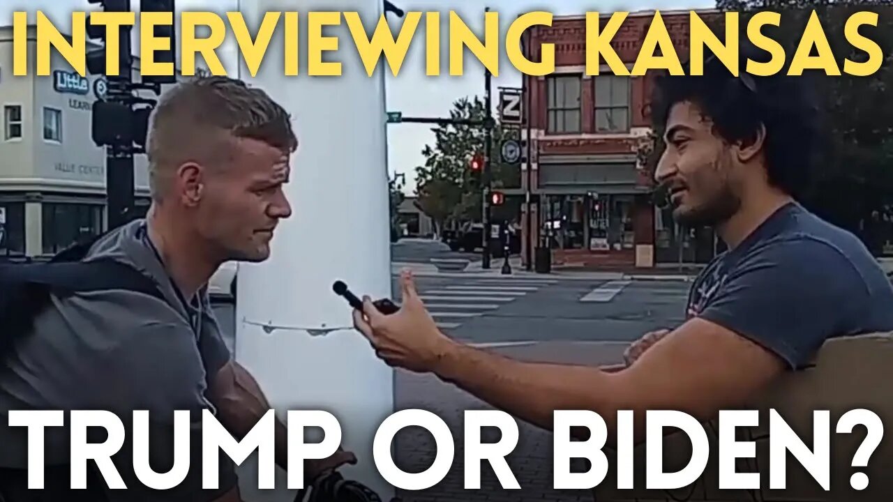 ASKING KANSANS WHO WOULD THEY VOTE FOR BETWEEN TRUMP AND BIDEN AND MORE!!