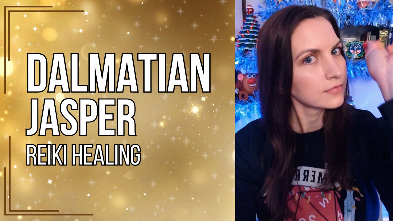 Calming, Energy Boost and Emotion Healing | Reiki Healing with Dalmatian Jasper