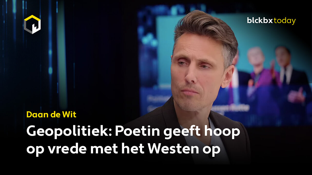 Geopolitiek: Poetin geeft hoop op vrede met het Westen op