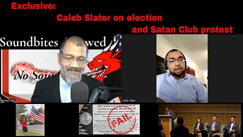 Caleb Slater - fighting satanic clubs at schools and running for New York election