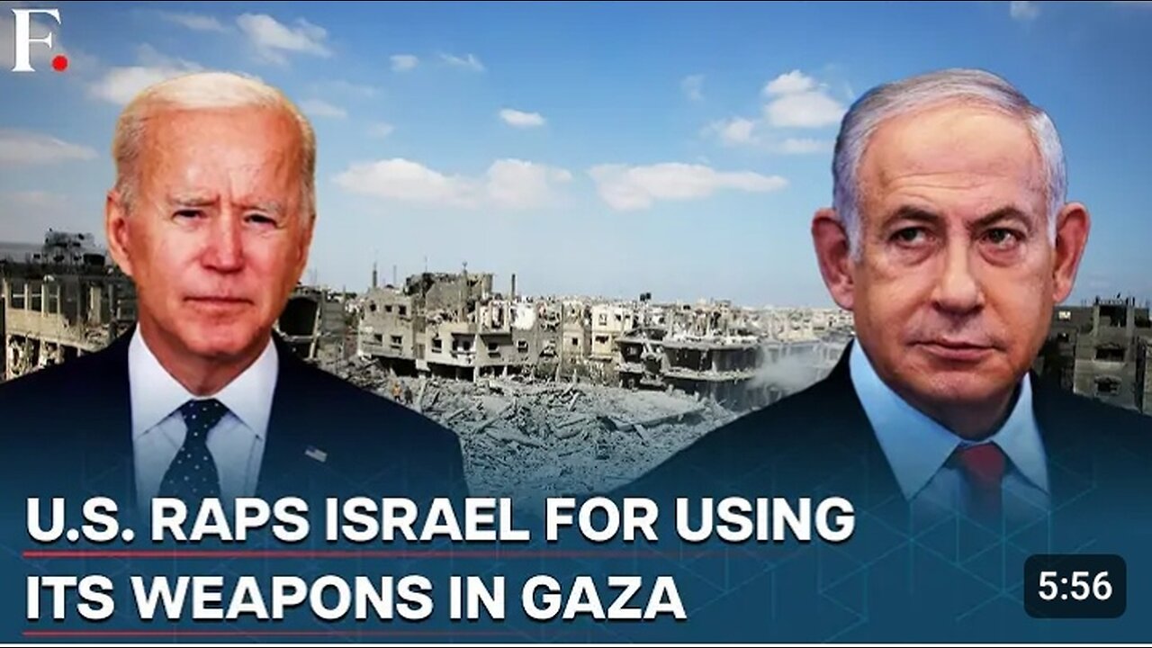 US says Isreal violated International Laws by using its Weapons in Gaza