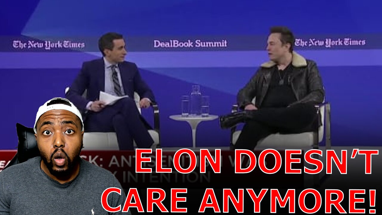 Elon Musk GOES OFF On Woke Companies & Liberals Blackmailing Him And Trying To Destroy X On Live TV!