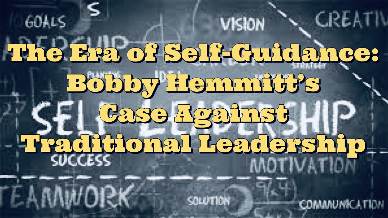 Bobby Hemmitt: Learn From Everyone Follow No One