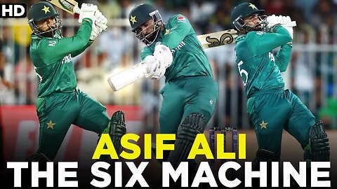 Power hitting machine Asif 🔥 great winning moment against westndies