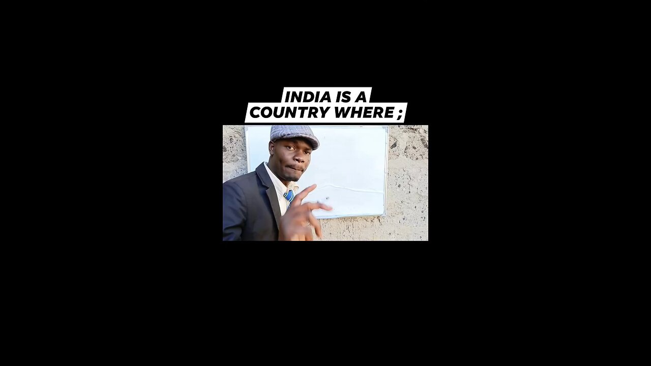 India is a country where.... funny Trending video