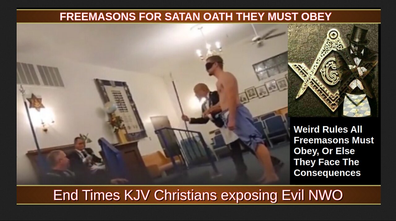 FREEMASONS FOR SATAN OATH THEY MUST OBEY