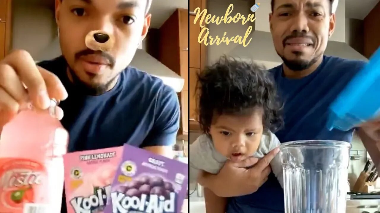 Chance The Rapper Makes "Kool Cubes" During Daddy Duty! 🤔