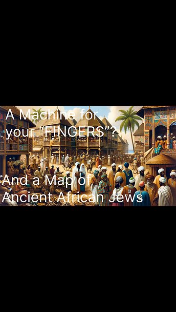 A Machine for Your 'Fingers' and ancient maps of African Jews!