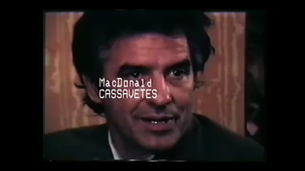 John Cassavetes Gena Rowlands Ben Gazzarra Full Interview 1978 Opening Night