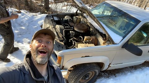 TEARING THE PLOW TRUCK DOWN. Scrapping it and salvaging parts.