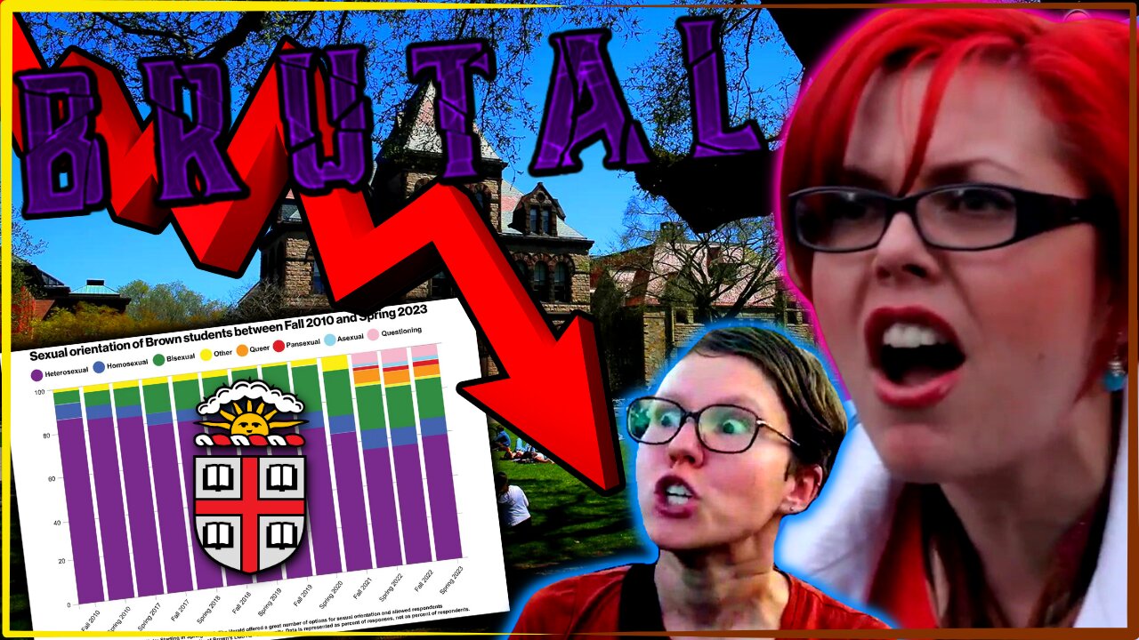 SOCIAL CONTAGION ALERT! 40% of Students at BROWN UNIVERSITY AREN'T STRAIGHT! 5x the NORMAL Rate!