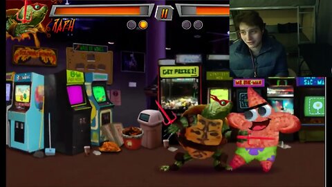 Patrick Star VS Raphael The Mutant Ninja Turtle In A Nickelodeon Super Brawl 3 Just Got Real Battle