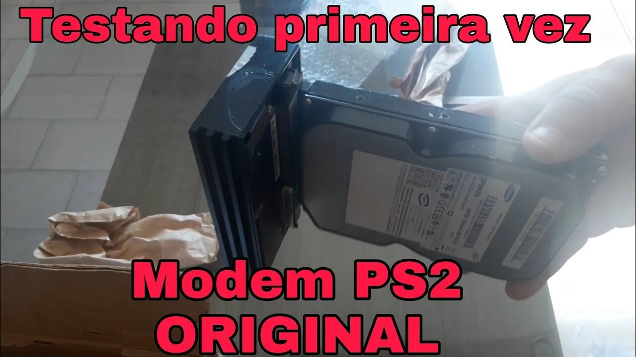 Unboxing Modem ps2 original