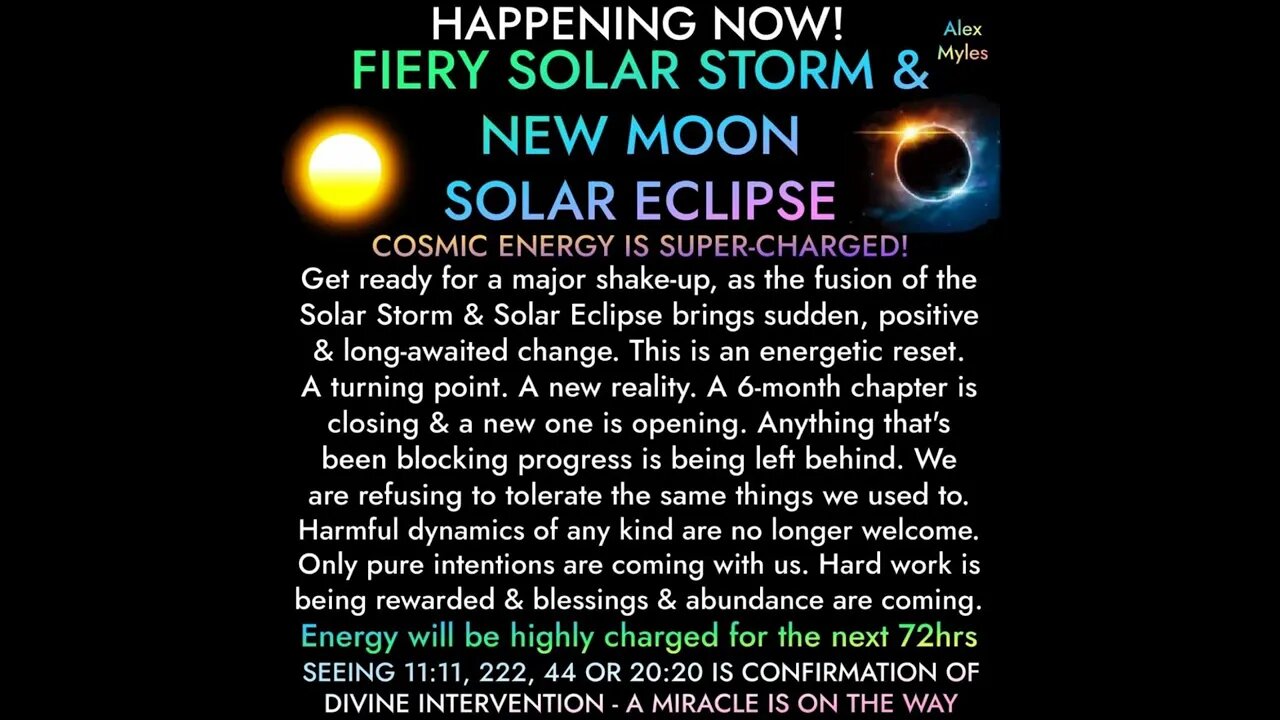 New Moon Solar Eclipse in Aries and a Solar Storm