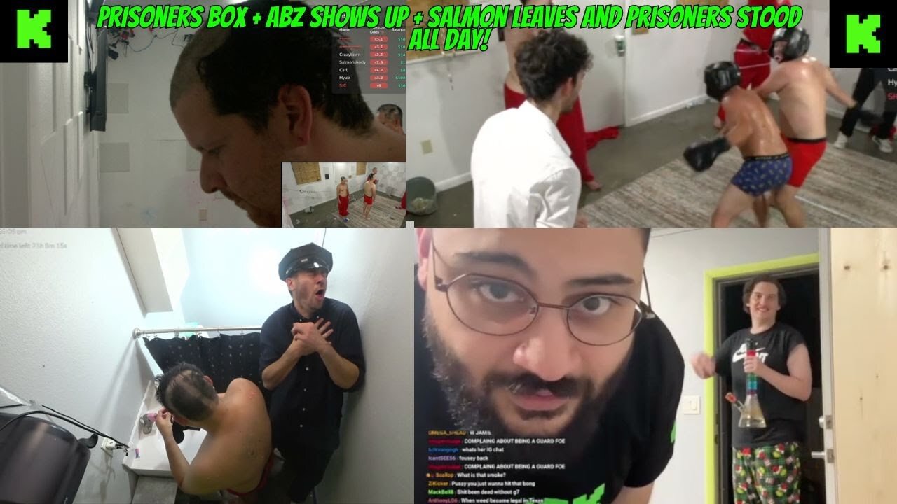 PRISONERS BOX +SALMONANDY LEAVES +STANDING ALL DAY CHALLENGE + AC7IONMAN #kickstreaming #iceposeidon