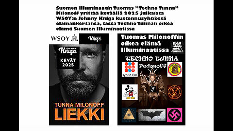 Illuminaatin Tuomas ”Techno Tunna” Milonoff yrittää julkasta elämänkertansa WSOY:n Johnny Knigalla