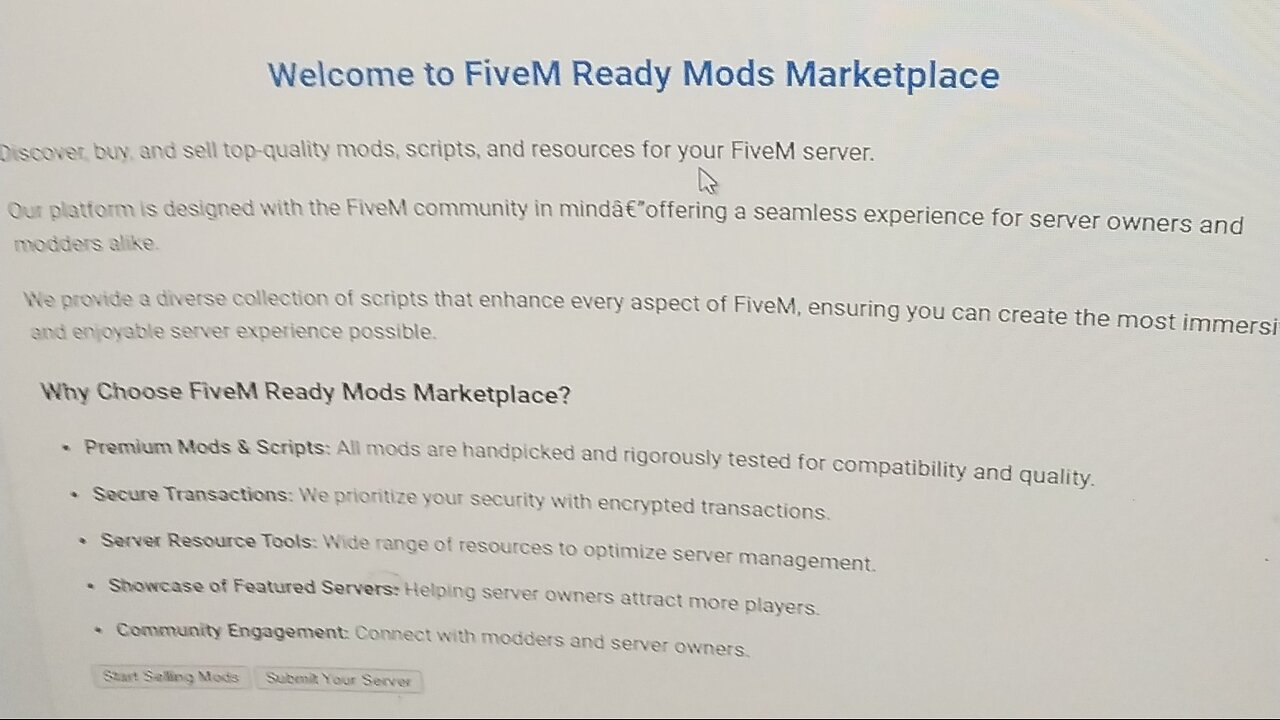 Building FiveMReadyModsMarket. com From Scratch...