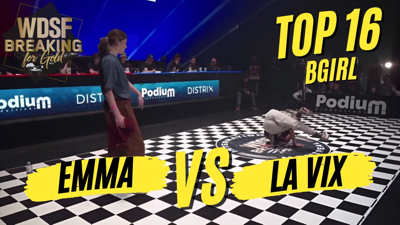 BGIRL EMMA VS BGIRL LA VIX | TOP 16 | WDSF BREAKING FOR GOLD MONTREAL 2023