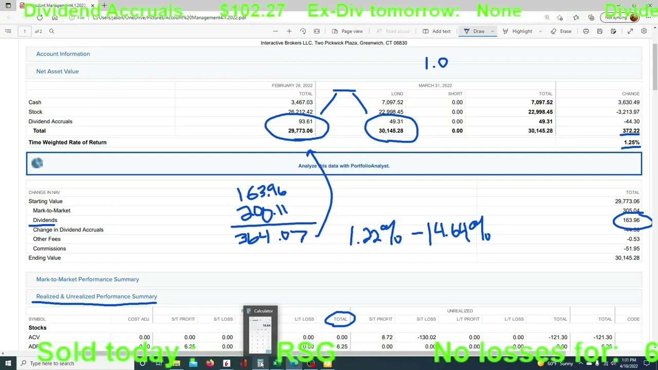 Account Management March 2022