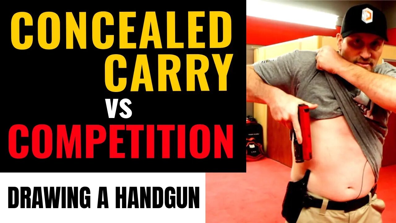 Drawing a Handgun | Concealed Carry vs Competition