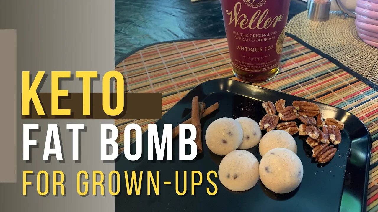 Cinnamon Bourbon Pecan Fat Bombs - 12g fat, less than 1g net carbs