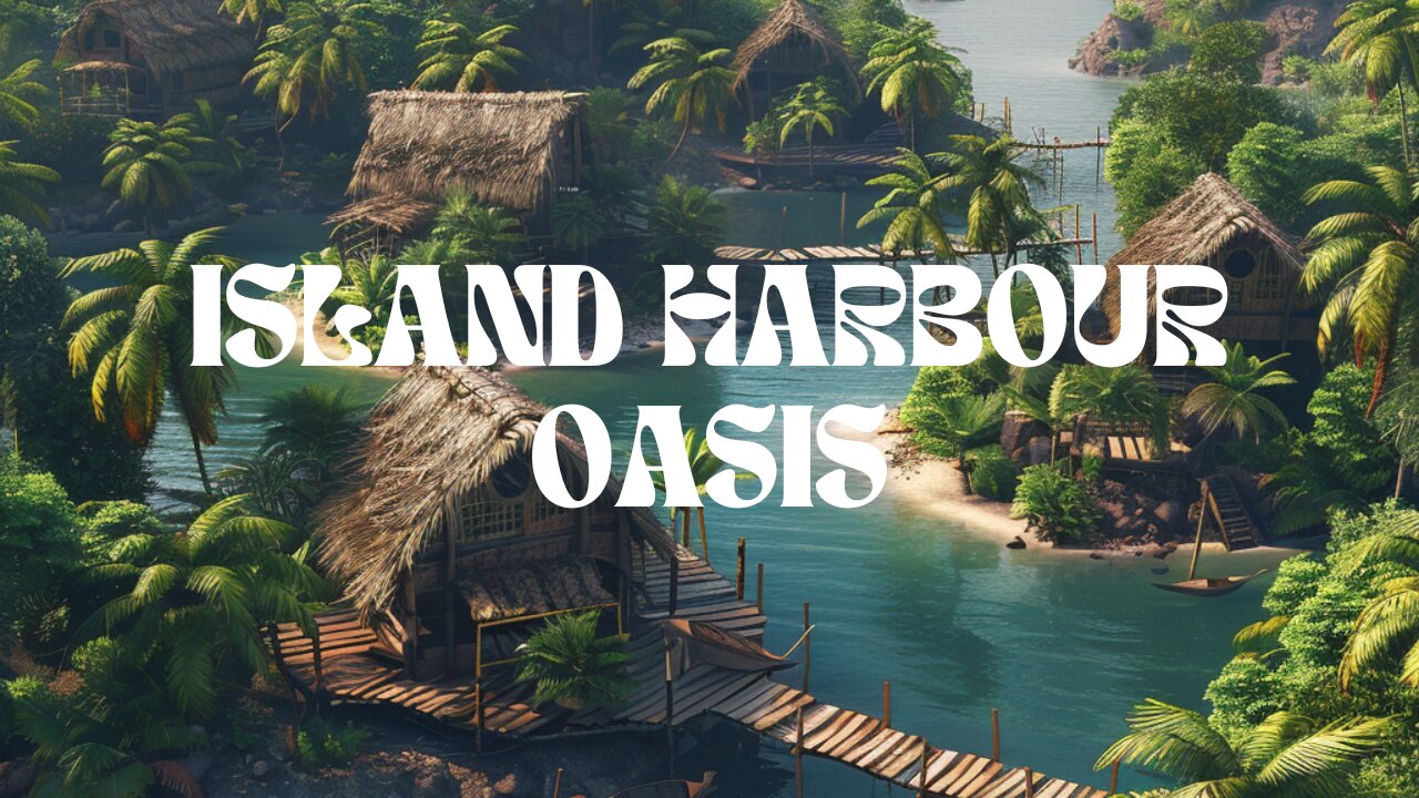 Island Harbour Oasis: Ambient Relaxing Music for Serenity by the Sea