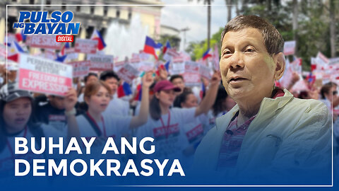 Paglahok ng mga Pilipino sa prayer rally, patunay na buhay ang demokrasya sa bansa