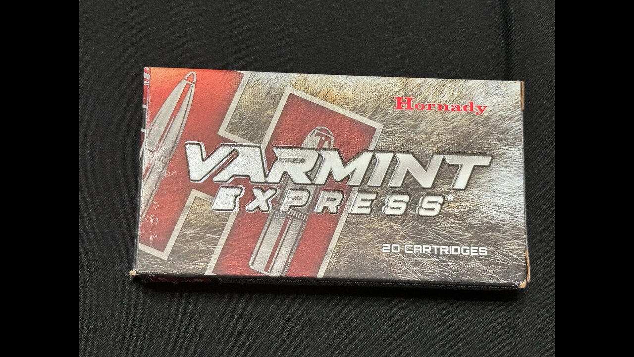 Hornady 55 Grain Varmint Express Factory Ammo Accuracy Test