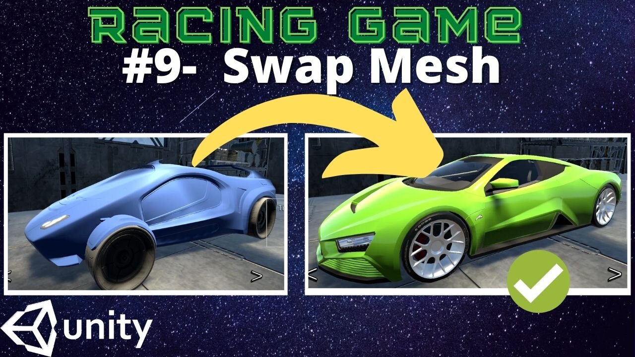 Swap Mesh and Material in the Racing Game