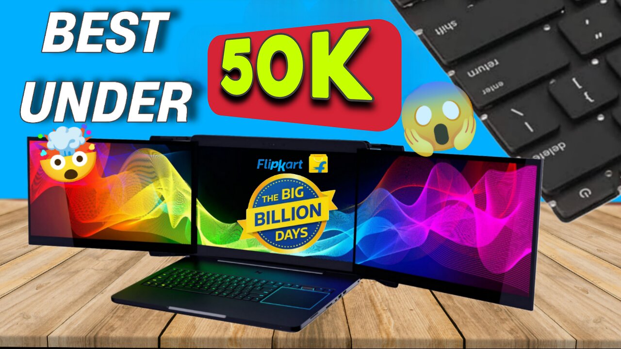 Top 5 Best Laptops Under Rs.50,000 In 2024 ⚡ Best Laptop For Students/ Gaming/ Office