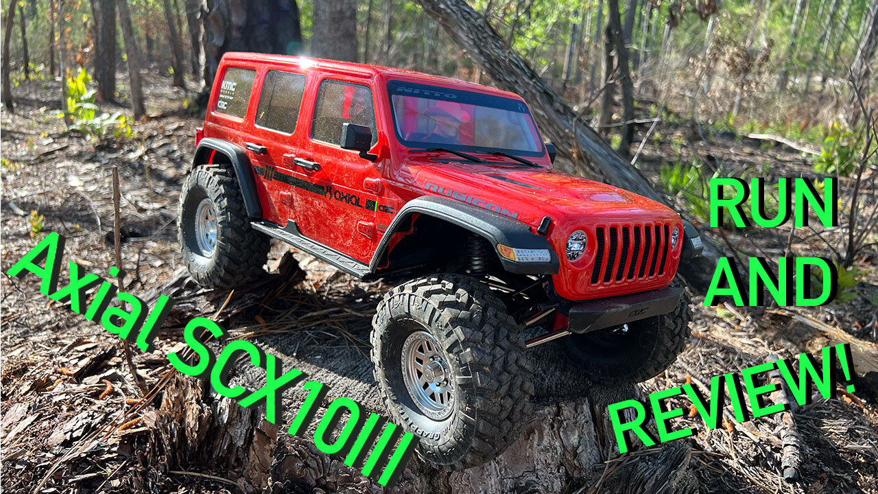 Axial SCX10III Review and Trail Run - How good is it? - My Best Running Video Yet!