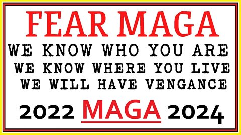 FEAR MAGA 2022 2024