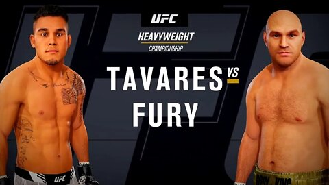 EA Sports UFC 4 Gameplay Tyson Fury vs Brad Tavares