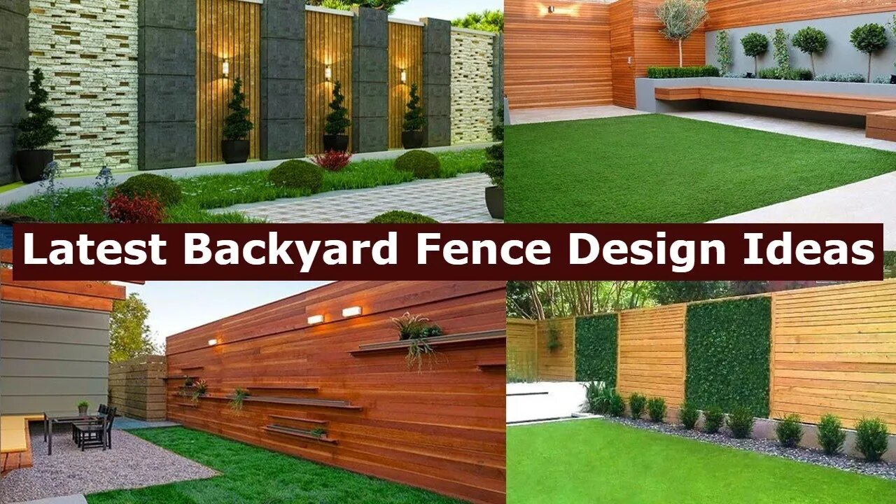 100 Backyard Fence Design Ideas 2022 | Exterior Boundary Front Wall Design | Patio Garden Fence