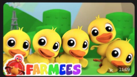 Five little Ducks | Childrens Song For Kids | Nursery Rhyme For Baby