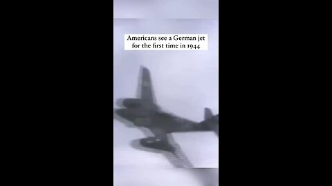 Americans witness a German Fighter Jet for the first time