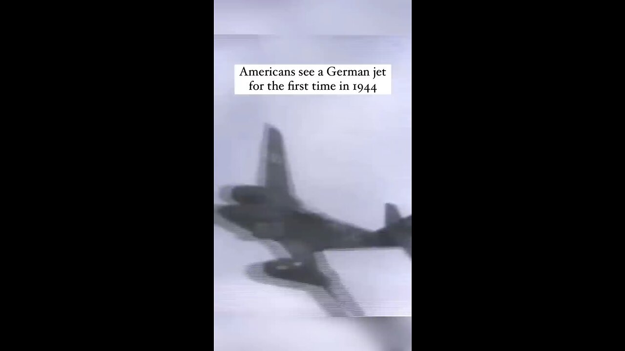 Americans witness a German Fighter Jet for the first time