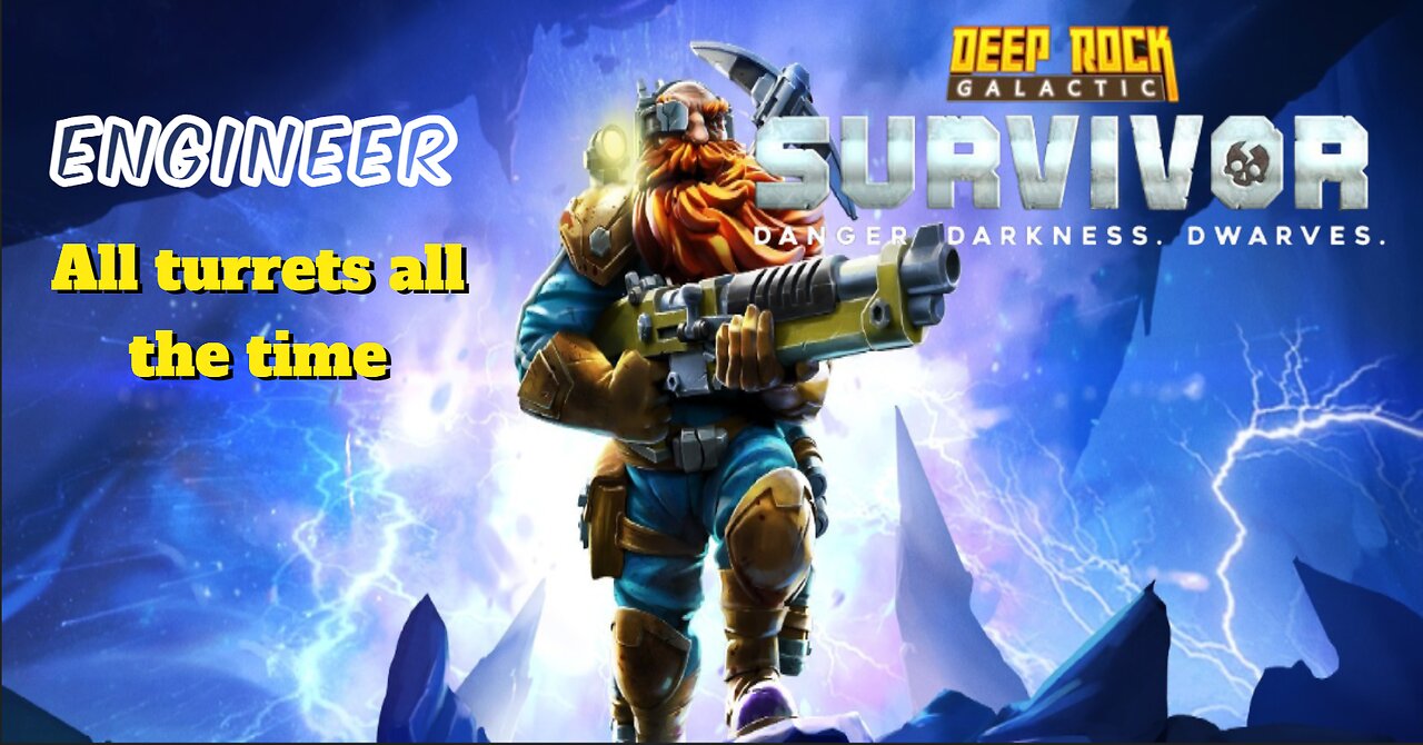 Engineer | All turrets all the time | Deep Rock Galatic Survivor