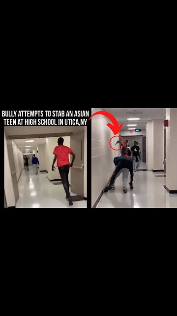 School Bully STABS Asian Kid After Knockout Game Goes Wrong!