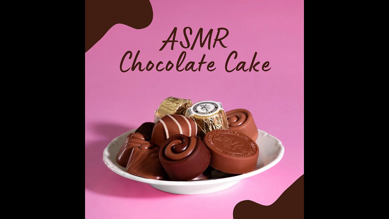 ASMR Chocolate cake