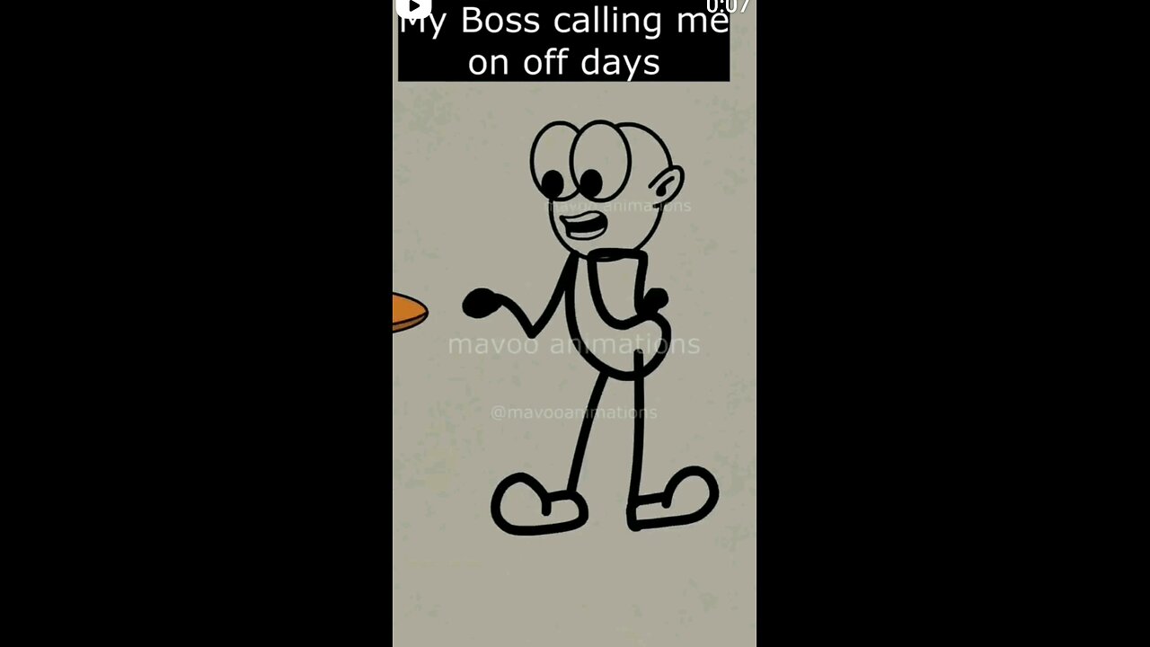 my boss calling me on off day's π² funny videoπππ
