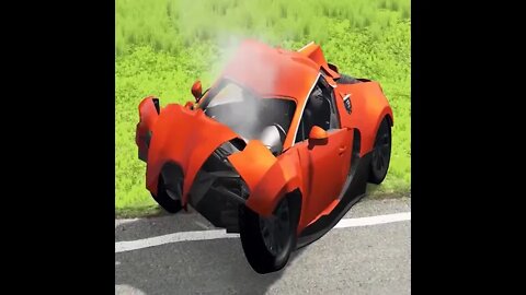 Cars vs Giant Crater 2of6 38of148 #Shorts