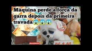 MÁQUINA FICA COM A GARRA FRACA SE NÃO PEGAR NA PRIMEIRA TRAVA 😡😠🤬