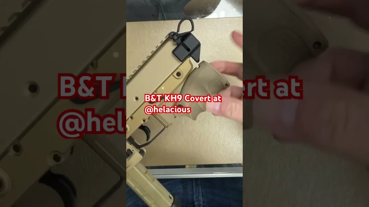 The folding B&T KH9 Covert. Swiss precision in the US! Come see us to learn more! #2ndamendment