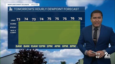 WMAR-2 News Cesar Cornejo Thursday weather