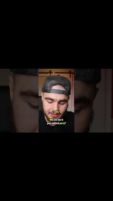 Why Are You in Your Political Party?