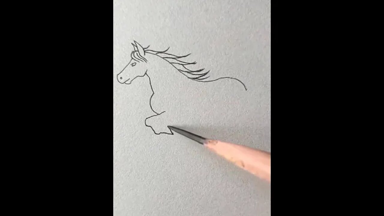 learn to draw horse.