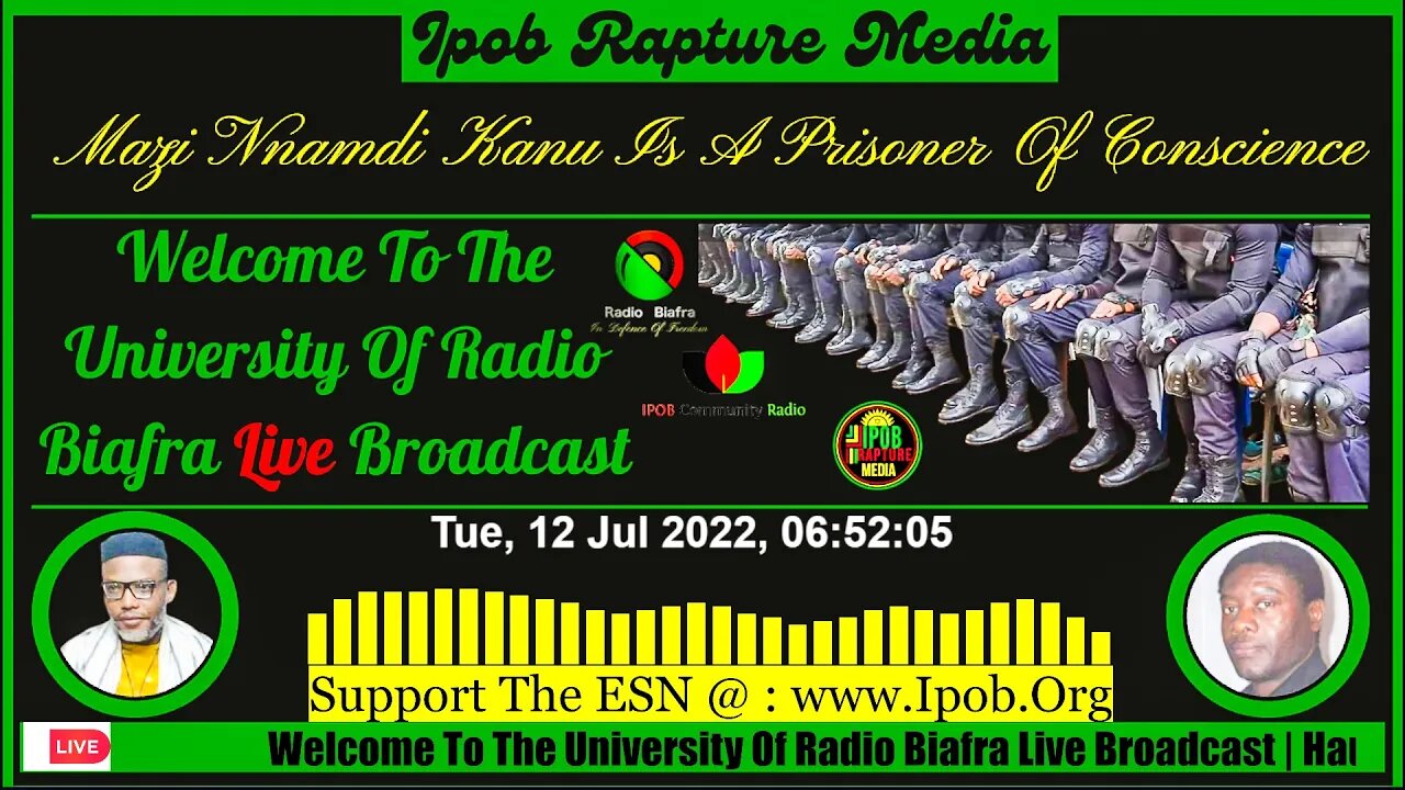Welcome To The University Of Radio Biafra | HAUSA-SERVICE 2 | HOST: MAZI NWACHINEKE | JUL 12, 2022
